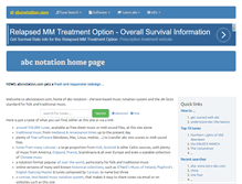 Tablet Screenshot of abcnotation.com